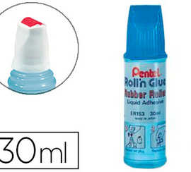 colle-pentel-roll-n-glue-roule-tte-caoutchouc-papier-carton-inodore-lavable-transparente-flacon-30ml