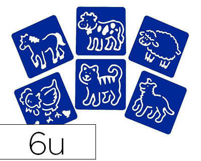 pochoir-oz-international-th-me-animaux-150x150mm-lot-6-unit-s