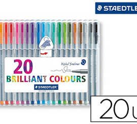 stylo-feutre-staedtler-triplus-fineliner-334-pointe-superfine-0-3mm-coloris-assortis-tui-carton-20-unit-s