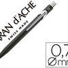 PORTE-MINES CARAN D'ACHE ALUMI NIUM 844 CLASSIC LINE BOUTON POUSSOIR RESERVOIR MINES GOMME MINE 0.7MM CORPS NOIR PORTE-MINES CARAN D'ACHE ALUMI NIUM 844 CLASSIC LINE BOUTON POUSSOIR RESERVOIR MINES GOMME MINE 0.7MM CORPS NOIR