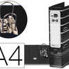 CLASSEUR LEVIER LIDERPAPEL A4 FILING SYSTEM CARTON REMBORDÉ 1,9MM DOS 75MM RADO COMPRESSEUR MÉTAL NOIR CLASSEUR LEVIER LIDERPAPEL A4 FILING SYSTEM CARTON REMBORDÉ 1,9MM DOS 75MM RADO COMPRESSEUR MÉTAL NOIR