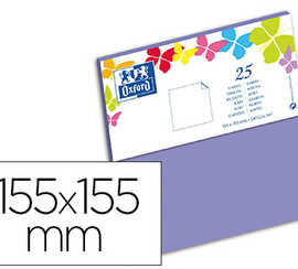 carte-oxford-v-lin-155x155mm-2-40g-coloris-violet-tui-25u