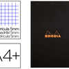 BLOC BUREAU RHODIA A4+ PAPIER VALIN SURFIN COUVERTURE ENDUITE ENVELOPPANTE 210X320MM 80F DATACHABLES 80G 5X5MM NOIR BLOC BUREAU RHODIA A4+ PAPIER VALIN SURFIN COUVERTURE ENDUITE ENVELOPPANTE 210X320MM 80F DATACHABLES 80G 5X5MM NOIR