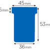 FICHE T PLANNING NOBO INDICE 1.5 COLORIS BLEU CLAIR ÉTUI 100 UNITÉS FICHE T PLANNING NOBO INDICE 1.5 COLORIS BLEU CLAIR ÉTUI 100 UNITÉS