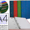 CLASSEUR LIDERPAPEL CARTON FOU RRÉ SÉRIE MULTILIDER A4 4 ANNEAUX RONDS DOS 20MM 120F 5 BANDES COLORIS QUADRILLAGE 5MM CLASSEUR LIDERPAPEL CARTON FOU RRÉ SÉRIE MULTILIDER A4 4 ANNEAUX RONDS DOS 20MM 120F 5 BANDES COLORIS QUADRILLAGE 5MM