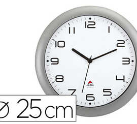 horloge-alba-classic-contour-q-uartz-haute-pracision-ronde-3-aiguilles-diametre-25cm-pile-1-5v-non-fournie-coloris-gris