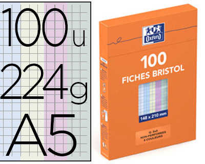 fiche-bristol-oxford-224g-148x-210mm-non-perforae-quadrillage-5x5mm-coloris-assortis-bo-te-chevalet-100-unitas