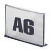PLAQUE SIGNALISATION PAPERFLOW POLYSTYRENE FORMAT A6 COLORIS ANTHRACITE