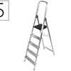 ESCABEAU Q-CONNECT ALUMINIUM 4 83X1062X1675MM 5 MARCHES 4.75KG POIDS MAXIMUM SUPPORTA 150KG ESCABEAU Q-CONNECT ALUMINIUM 4 83X1062X1675MM 5 MARCHES 4.75KG POIDS MAXIMUM SUPPORTA 150KG