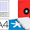 CLASSEUR LIDERPAPEL ANTARTIK REMBORDÉ 4 ANNEAUX RONDS 25MM FEUILLET MOBILE A4 QUADRILLAGE 5MM COLORIS ROUGE CLASSEUR LIDERPAPEL ANTARTIK REMBORDÉ 4 ANNEAUX RONDS 25MM FEUILLET MOBILE A4 QUADRILLAGE 5MM COLORIS ROUGE