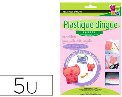 feuille-plastique-dingue-grain-e-craative-262x202x2mm-coloris-pastel-assortis-pochette-5-unitas