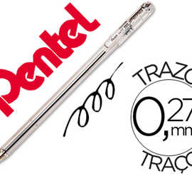 stylo-bille-pentel-superb-bk77-pointe-bille-fine-0-7mm-noir