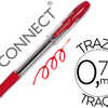 STYLO-BILLE Q-CONNECT TRANSPAR ENT TRAIT 0.4MM POINTE MOYENNE 0.7MM ENCRE DOUCE GRIP CAOUTCHOUC COLORIS ROUGE STYLO-BILLE Q-CONNECT TRANSPAR ENT TRAIT 0.4MM POINTE MOYENNE 0.7MM ENCRE DOUCE GRIP CAOUTCHOUC COLORIS ROUGE