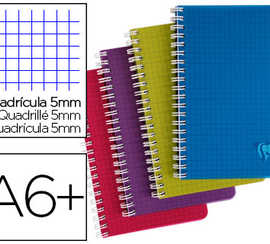 carnet-clairefontaine-linicolor-intense-reliure-int-grale-11x17cm-100-pages-90g-quadrillage-5mm-coloris-assortis