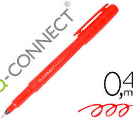 stylo-feutre-q-connect-acritur-e-fine-0-4mm-pointe-extra-fine-corps-couleur-encre-rouge