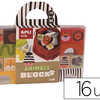 BLOC EN BOIS APLI KIDS ANIMAUX BOÎTE DE 16 UNITÉS BLOC EN BOIS APLI KIDS ANIMAUX BOÎTE DE 16 UNITÉS