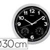 HORLOGE MAULDRIVE 30RC RADIOPILOTEE THERMOMETRE ET HYGROMETRE PILE AA 1,5V INCLUSE CADRE PLASTIQUE RONDE HORLOGE MAULDRIVE 30RC RADIOPILOTEE THERMOMETRE ET HYGROMETRE PILE AA 1,5V INCLUSE CADRE PLASTIQUE RONDE