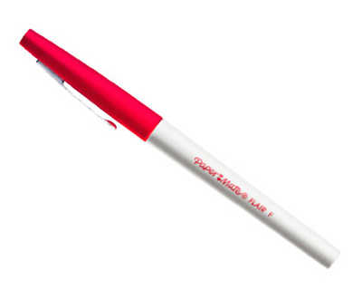 stylo-feutre-paper-mate-flair-ultra-fine-candy-pop-acriture-0-4mm-sans-bavures-ne-transperce-pas-le-papier-coloris-rouge