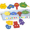 JEU MINILAND ACTIVITÉS FIGURINES 40 PIÈCES + 5 LACETS JEU MINILAND ACTIVITÉS FIGURINES 40 PIÈCES + 5 LACETS
