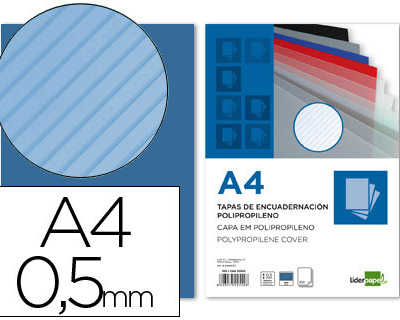 plat-couverture-liderpapel-ppl-ray-lignes-diagonales-0-5mm-a4-dossier-reliure-coloris-bleu-bo-te-100-unit-s