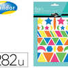 GOMMETTE MAXI MAILDOR BABY FOR MES GAOMATRIQUES REPOSITIONNABLE 148X210MM COLORIS FLUO 6 PLANCHES 282 UNITAS GOMMETTE MAXI MAILDOR BABY FOR MES GAOMATRIQUES REPOSITIONNABLE 148X210MM COLORIS FLUO 6 PLANCHES 282 UNITAS