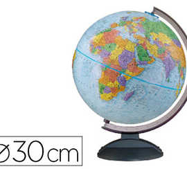 globe-gaographique-jpc-first-e-n-relief-diametre-30cm-pied-abs-noir-maridien-plastique