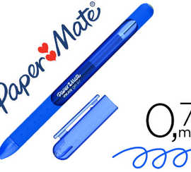 roller-paper-mate-inkjoy-gel-6-00st-pointe-moyenne-0-7mm-coloris-bleu