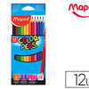 CRAYON COULEUR MAPED COLOR PEP 'S TRIANGULAIRE MINE TENDRE RASISTANTE SANS ACHARDE COLORIS LUMINEUX ATUI CARTON 12U CRAYON COULEUR MAPED COLOR PEP 'S TRIANGULAIRE MINE TENDRE RASISTANTE SANS ACHARDE COLORIS LUMINEUX ATUI CARTON 12U