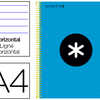 CAHIER SPIRALE LIDERPAPEL ANTA RTIK A4 120F 100G COUVERTURE REMBORDÉE LIGNÉ MICRO-PERFORÉ 5 BANDES 4 TROUS COLORIS BLEU CAHIER SPIRALE LIDERPAPEL ANTA RTIK A4 120F 100G COUVERTURE REMBORDÉE LIGNÉ MICRO-PERFORÉ 5 BANDES 4 TROUS COLORIS BLEU