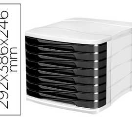 bloc-classement-cep-ellypse-owa-de-8-tiroirs-polystyrene-resistant-recycle-et-recyclable-capacite-doc