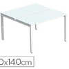 BENCH PAPERFLOW 2 PERSONNES PL ATEAU 80X140CM PIEDS SCIER APOXY BLANC PLATEAU BLANC BENCH PAPERFLOW 2 PERSONNES PL ATEAU 80X140CM PIEDS SCIER APOXY BLANC PLATEAU BLANC