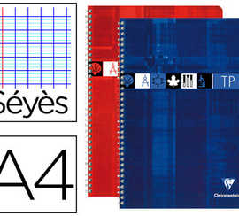 cahier-clairefontaine-travaux-pratiques-reliure-intagrale-papier-valin-a4-21x29-7cm-80-pages-40-sayes-40-unies-90g