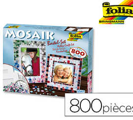 mosa-que-folia-kit-bricolage-avec-environ-800-pi-ces-et-2-cadres-photos