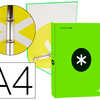 CLASSEUR LIDERPAPEL ANTARTIK 4 ANNEAUX RONDS 25MM A4 CARTON REMBORDA COLORIS VERT CLASSEUR LIDERPAPEL ANTARTIK 4 ANNEAUX RONDS 25MM A4 CARTON REMBORDA COLORIS VERT