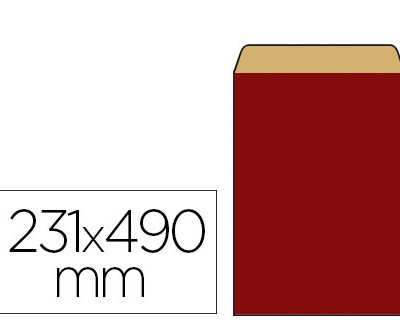 pochette-kraft-verga-60g-310x8-0x490mm-coloris-rouge