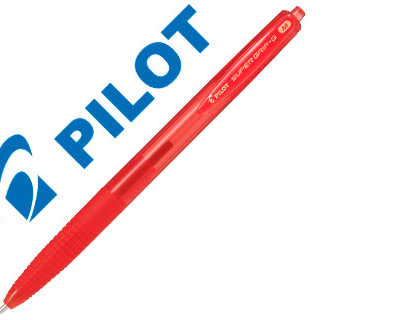 stylo-bille-pilot-super-grip-g-r-tractable-pointe-moyenne-coloris-rouge