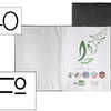 PROTÈGE-DOCUMENTS LIDERPAPEL P OLYPROPYLÈNE 40 POCHETTES A4 210X297MM 500 MICRONS COLORIS NOIR