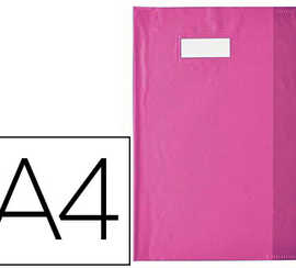 protege-cahier-elba-styl-sms-p-vc-opaque-12-100e-sans-phtalates-porte-atiquette-et-atiquette-a4-210x297mm-rose