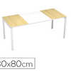 BUREAU PAPERFLOW EASYDESK 180X 80CM PIEDS ACIER LAQUA BLANC PLATEAU BLANC/HÊTRE BUREAU PAPERFLOW EASYDESK 180X 80CM PIEDS ACIER LAQUA BLANC PLATEAU BLANC/HÊTRE