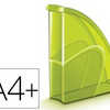 PORTE-REVUES CEP HAPPY POLYSTY RENE ANTICHOC FORMAT 240X320MM FRONT BAS 257X75X260MM COLORIS VERT BAMBOU