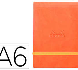 pochette-rhodiarama-webpocket-a6-9x14cm-couverture-simili-cuir-orange-int-rieur-imprim-fermeture-lastique-orange
