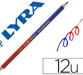 crayon-lyra-bi-color-bi-pointe-corps-hexagonal-9mm-mine-extra-large-0-5mm