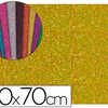 PLAQUE MOUSSE LIDERPAPEL PAILLETÉE 50X70CM 60G/M2 ÉPAISSEUR 2MM UNICOLORE OR PLAQUE MOUSSE LIDERPAPEL PAILLETÉE 50X70CM 60G/M2 ÉPAISSEUR 2MM UNICOLORE OR