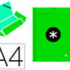 CHEMISE LIDERPAPEL ANTARTIK CARTON REMBORDÉ A4+ 3 RABATS ÉLASTIQUE COLORIS VERT CHEMISE LIDERPAPEL ANTARTIK CARTON REMBORDÉ A4+ 3 RABATS ÉLASTIQUE COLORIS VERT
