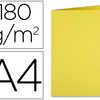 SOUS-CHEMISE LIDERPAPEL PAPIER CARTONNA 185G 310X230MM DOCUMENT A4 210X297MM COLORIS PASTEL JAUNE INTENSE SOUS-CHEMISE LIDERPAPEL PAPIER CARTONNA 185G 310X230MM DOCUMENT A4 210X297MM COLORIS PASTEL JAUNE INTENSE