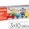 PUZZLE APLI ADDITIONS TRANSPORTS BOÎTE DE 3 PUZZLES DE 10 PIÈCES PUZZLE APLI ADDITIONS TRANSPORTS BOÎTE DE 3 PUZZLES DE 10 PIÈCES