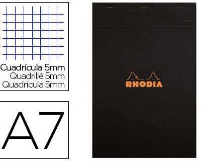 bloc-bureau-rhodia-a7-papier-v-alin-surfin-couverture-enduite-enveloppante-74x105mm-80f-datachables-80g-5x5mm-noir