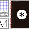 CAHIER SPIRALE LIDERPAPEL ANTA RTIK A4 240P 100G COUVERTURE REMBORDAE QUADRILLAGE 5MM 4 TROUS COIL-LOCK COLORIS NOIR CAHIER SPIRALE LIDERPAPEL ANTA RTIK A4 240P 100G COUVERTURE REMBORDAE QUADRILLAGE 5MM 4 TROUS COIL-LOCK COLORIS NOIR