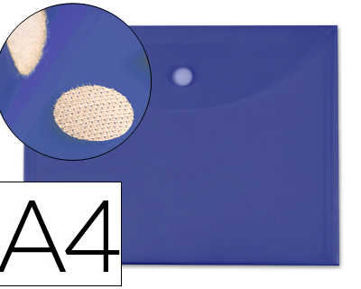 pochette-enveloppe-liderpapel-polypropylene-180-microns-a4-297x210mm-fermeture-velcro-coloris-bleu-fonca
