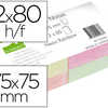 BLOC-NOTES Q-CONNECT QUICK NOT ES COULEURS NAON RAINBOW 75X75MM 80F REPOSITIONNABLES ROSE/ORANGE/VERT/JAUNE 12 BLOCS BLOC-NOTES Q-CONNECT QUICK NOT ES COULEURS NAON RAINBOW 75X75MM 80F REPOSITIONNABLES ROSE/ORANGE/VERT/JAUNE 12 BLOCS
